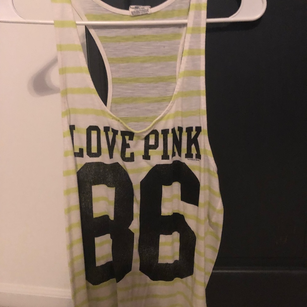 Racer back VS pink tank top